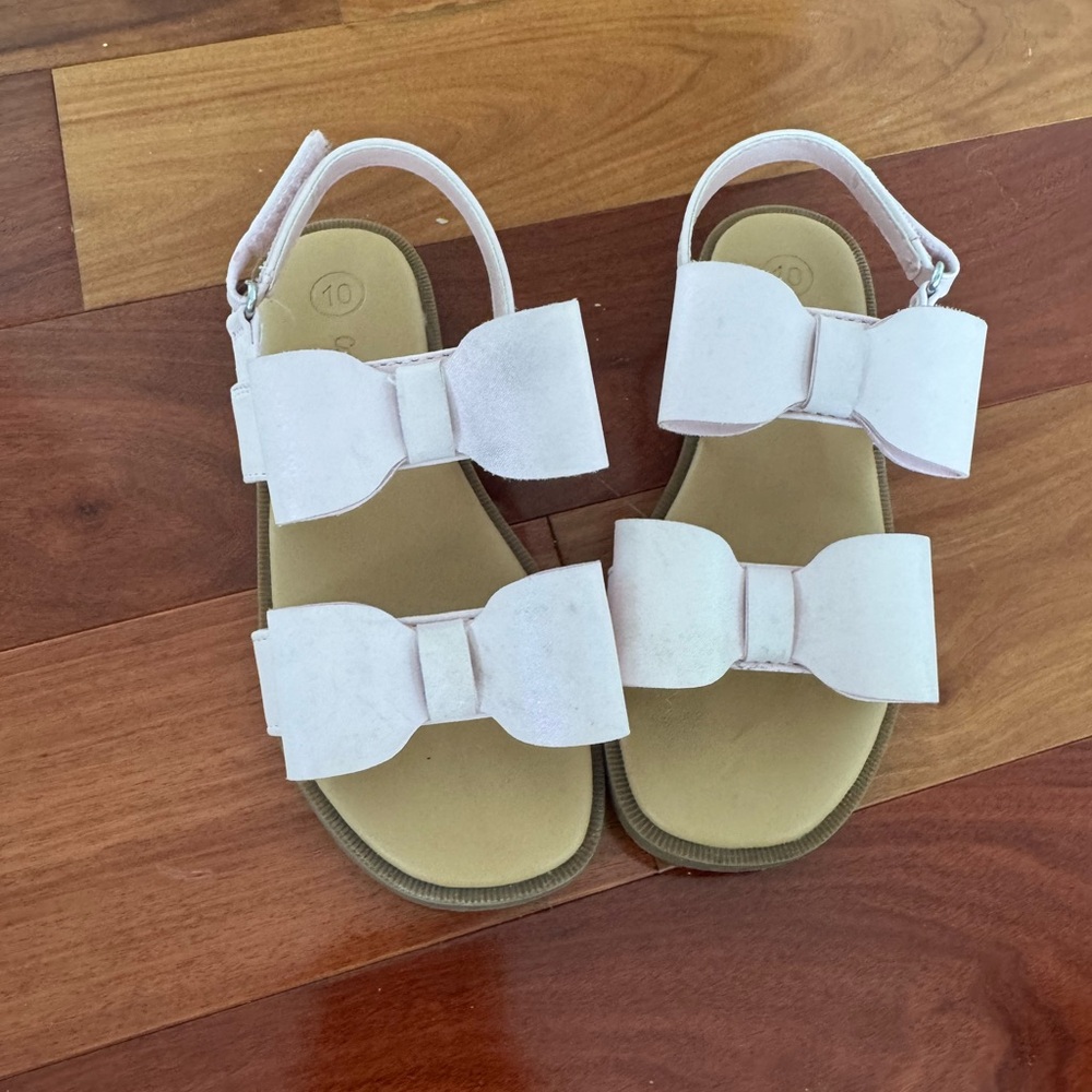 Cat & Jack Pink Bow Sandals